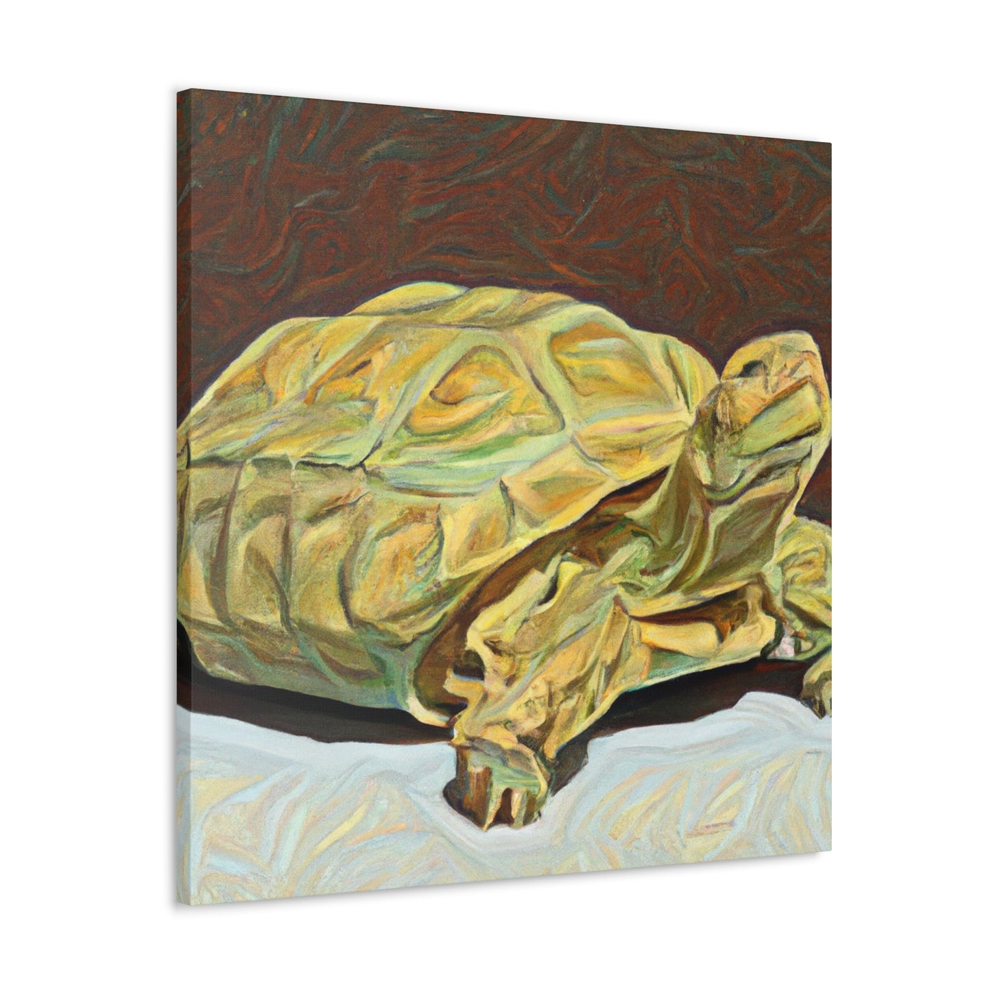 "Gorgeous Russian Tortoise" - Canvas