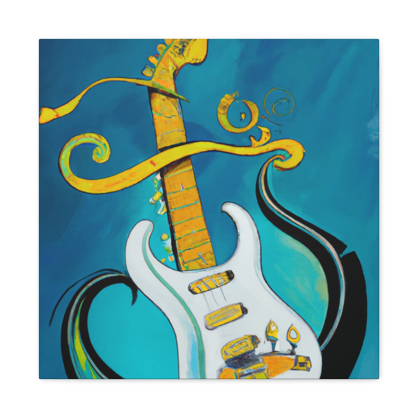 Fender in Art Nouveau - Canvas