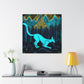 Cougar in Motion Art - Canvas