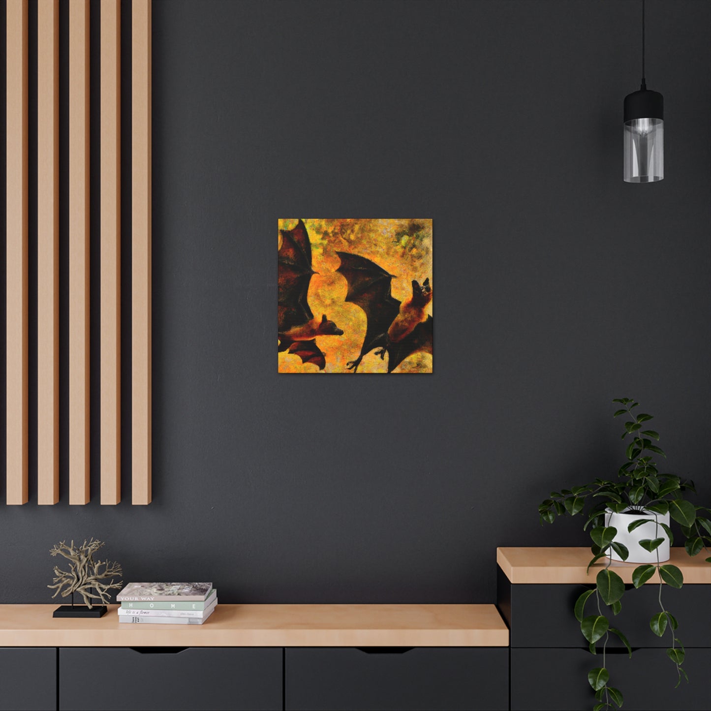 Silent Flying Foxes - Canvas