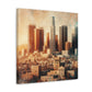 "Cityscape Memories Unveiled" - Canvas