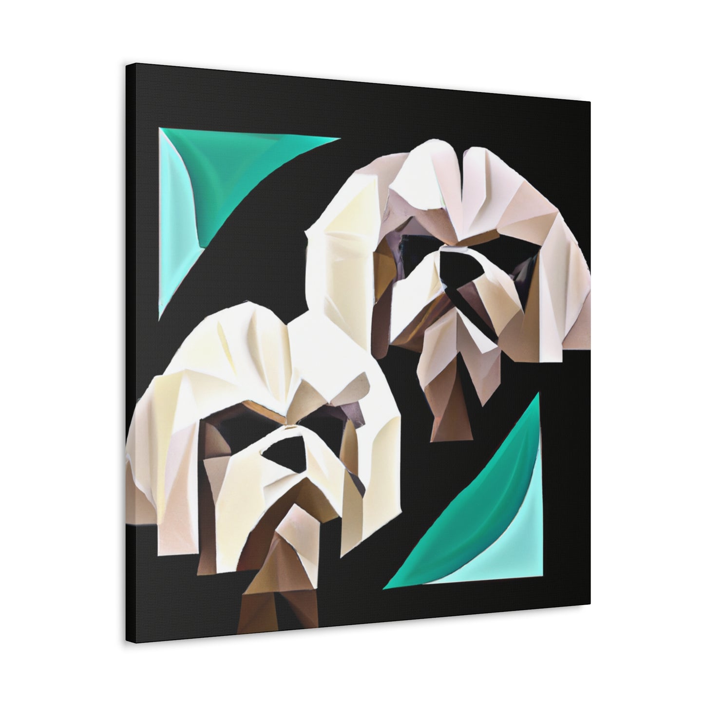 "Shih Tzu in Deco" - Canvas