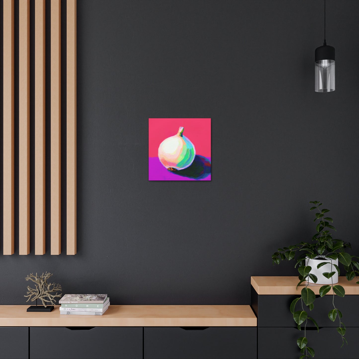 Onion Minimalism Art - Canvas