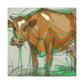 "Jersey Cow Serenity" - Canvas