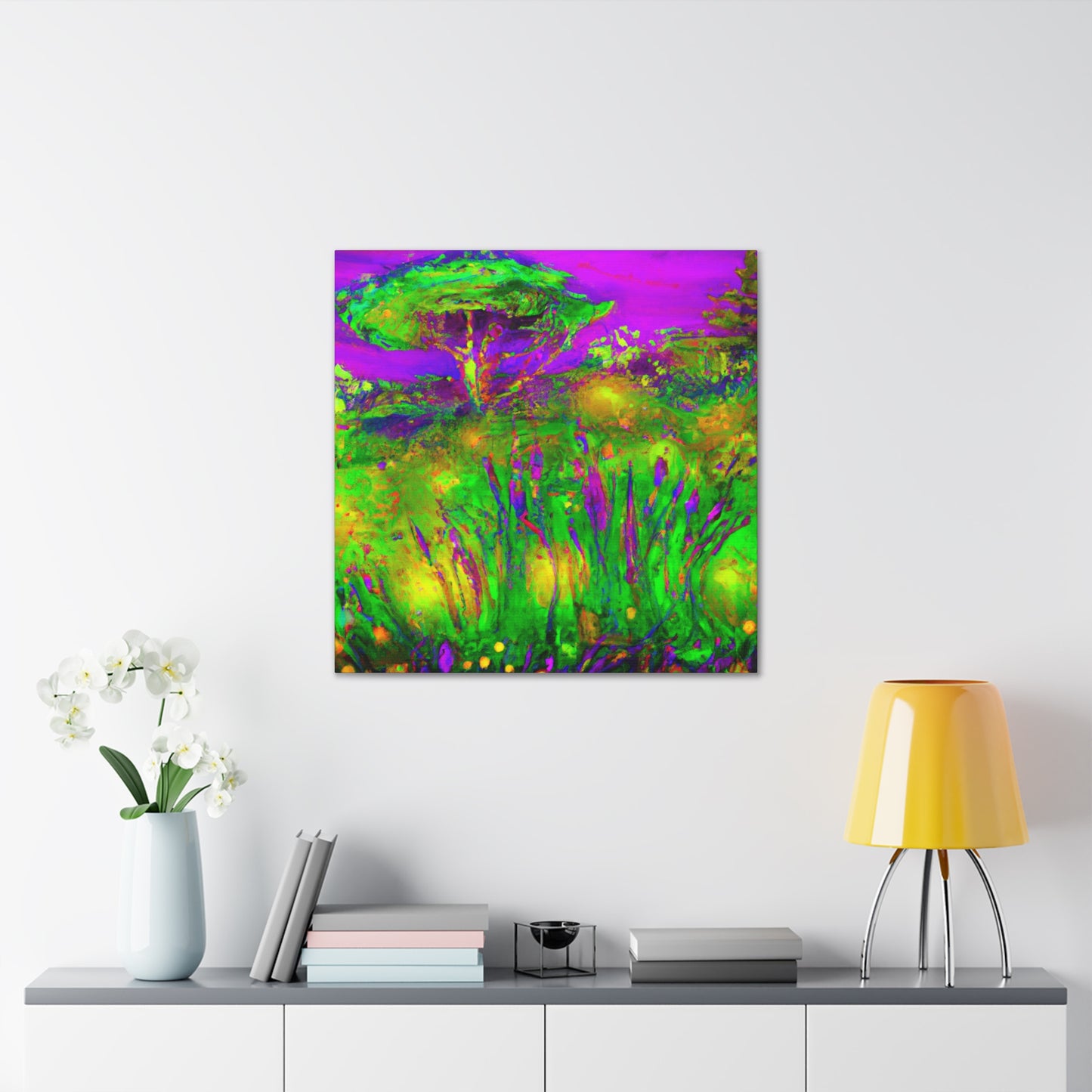 "Wildflowers of Dreamscape" - Canvas