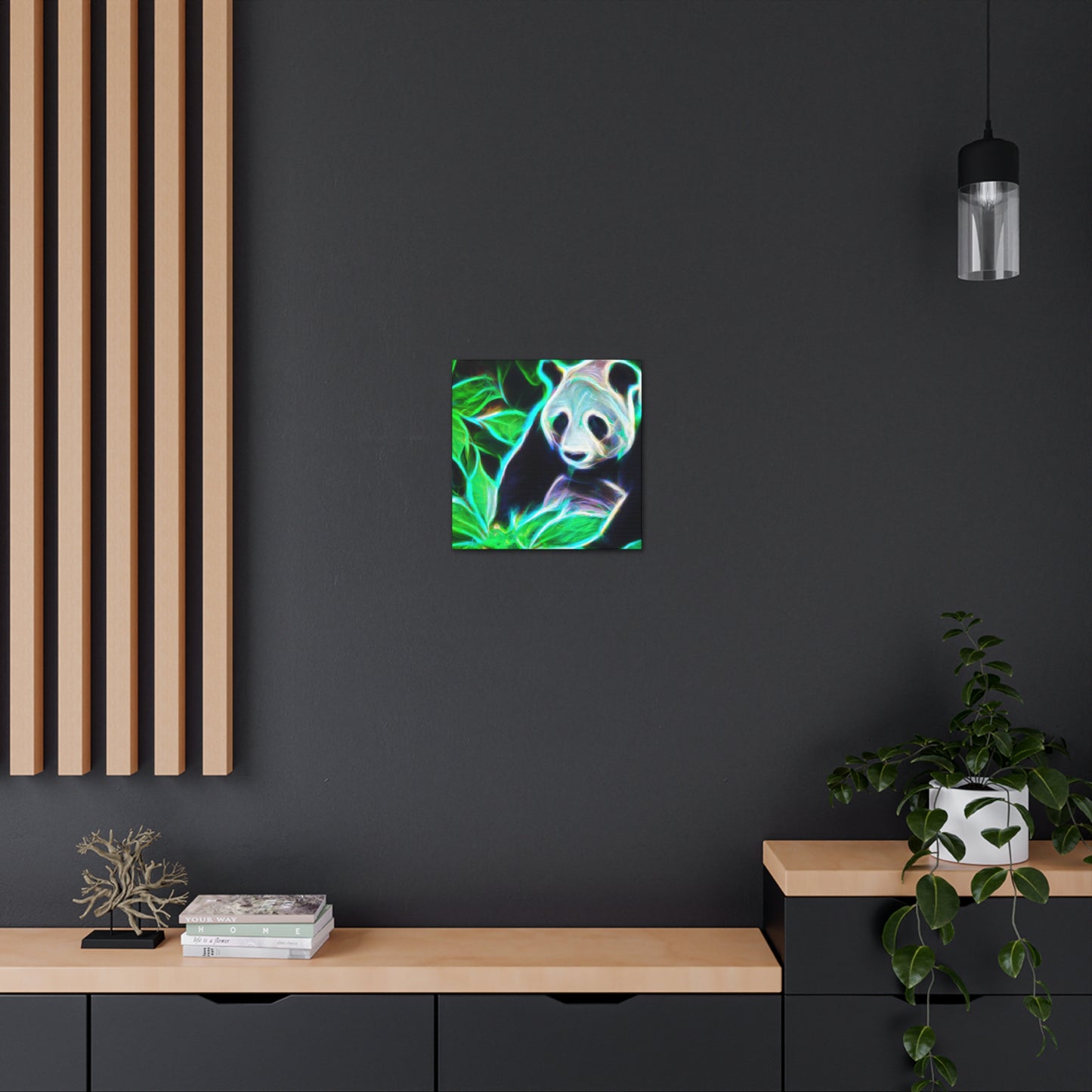 Giant Panda Mosaic Art - Canvas