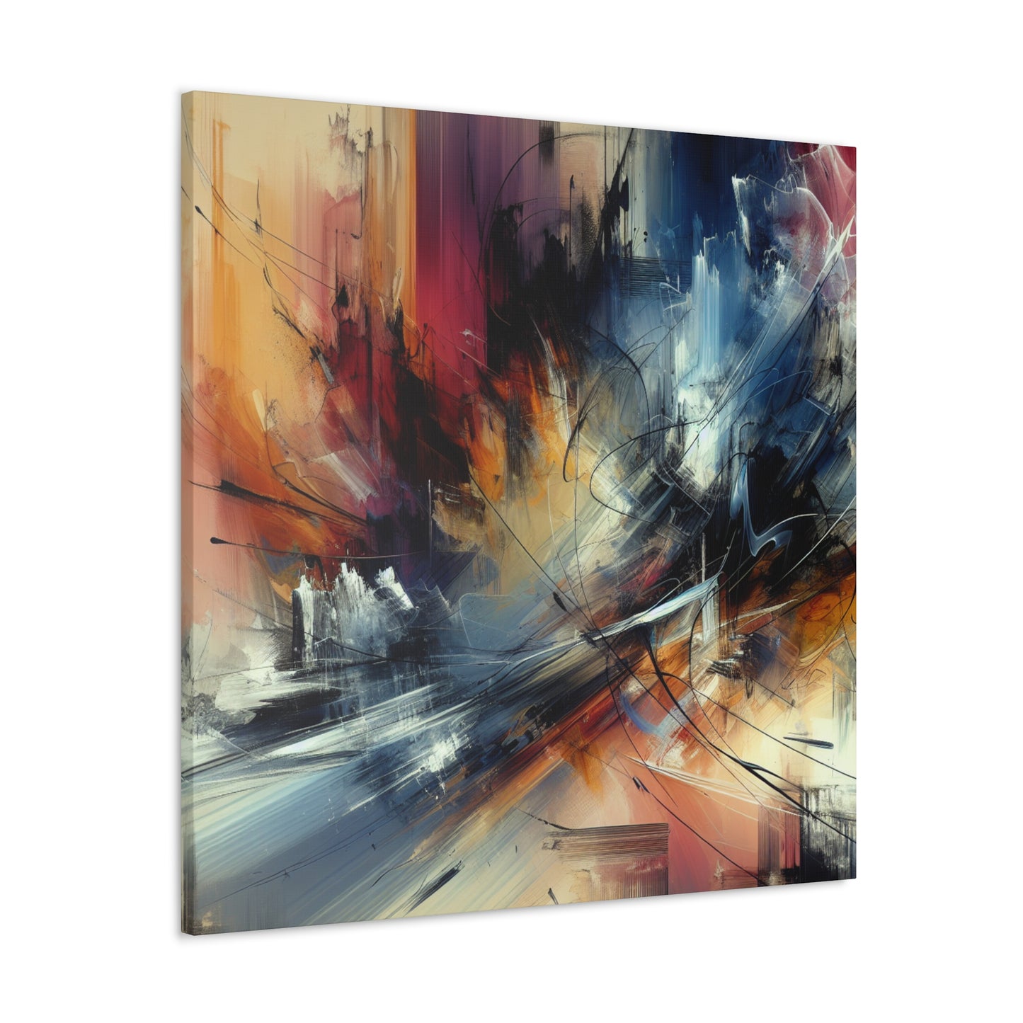 Rhythmic Torrential Symphony - Canvas