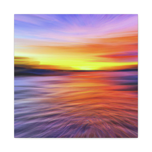 Ocean Sunrise Glows - Canvas