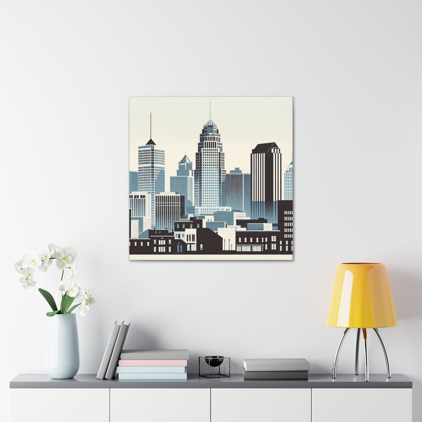 "Serene City: Raleigh Elegance" - Canvas