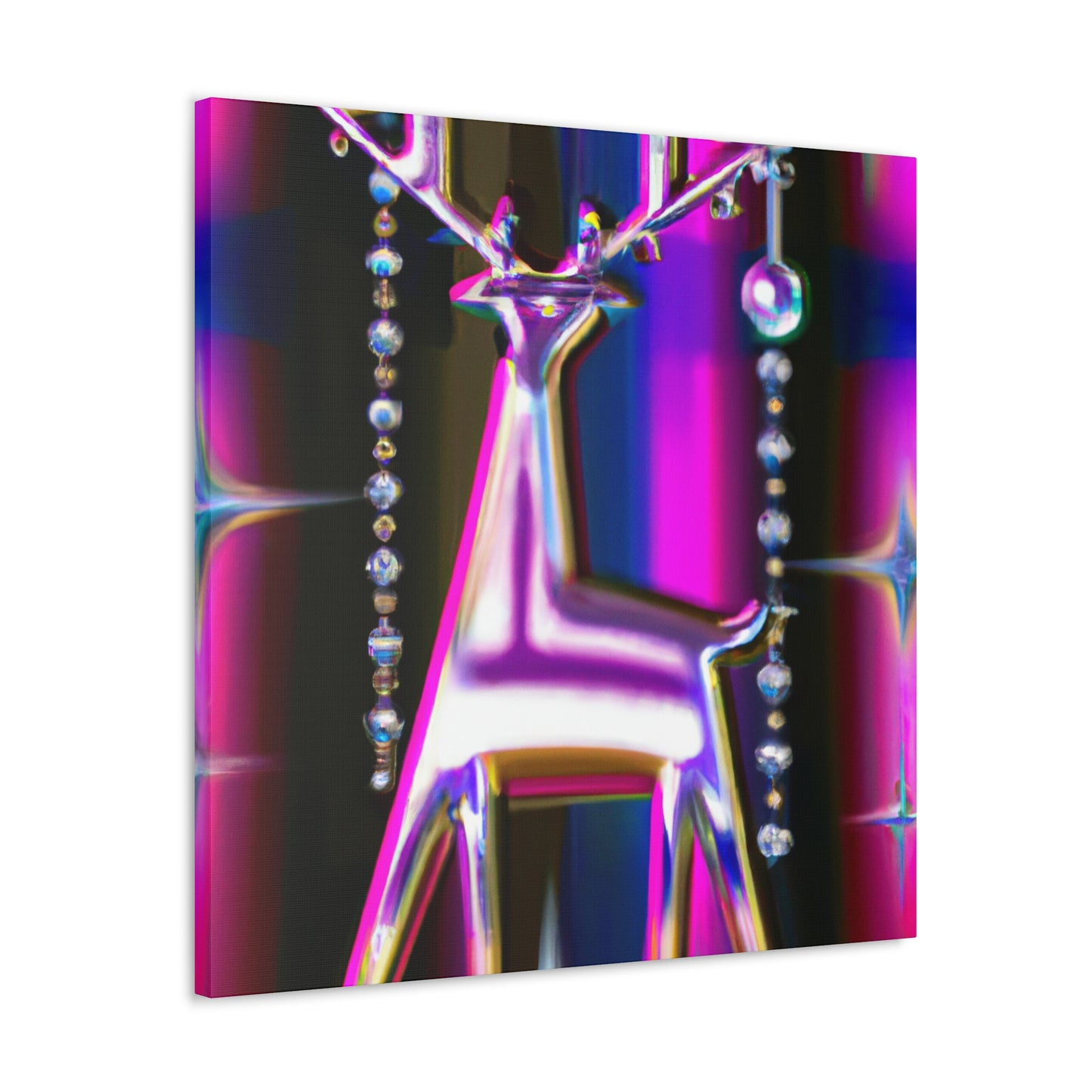 "Reindeer in Art Deco". - Canvas