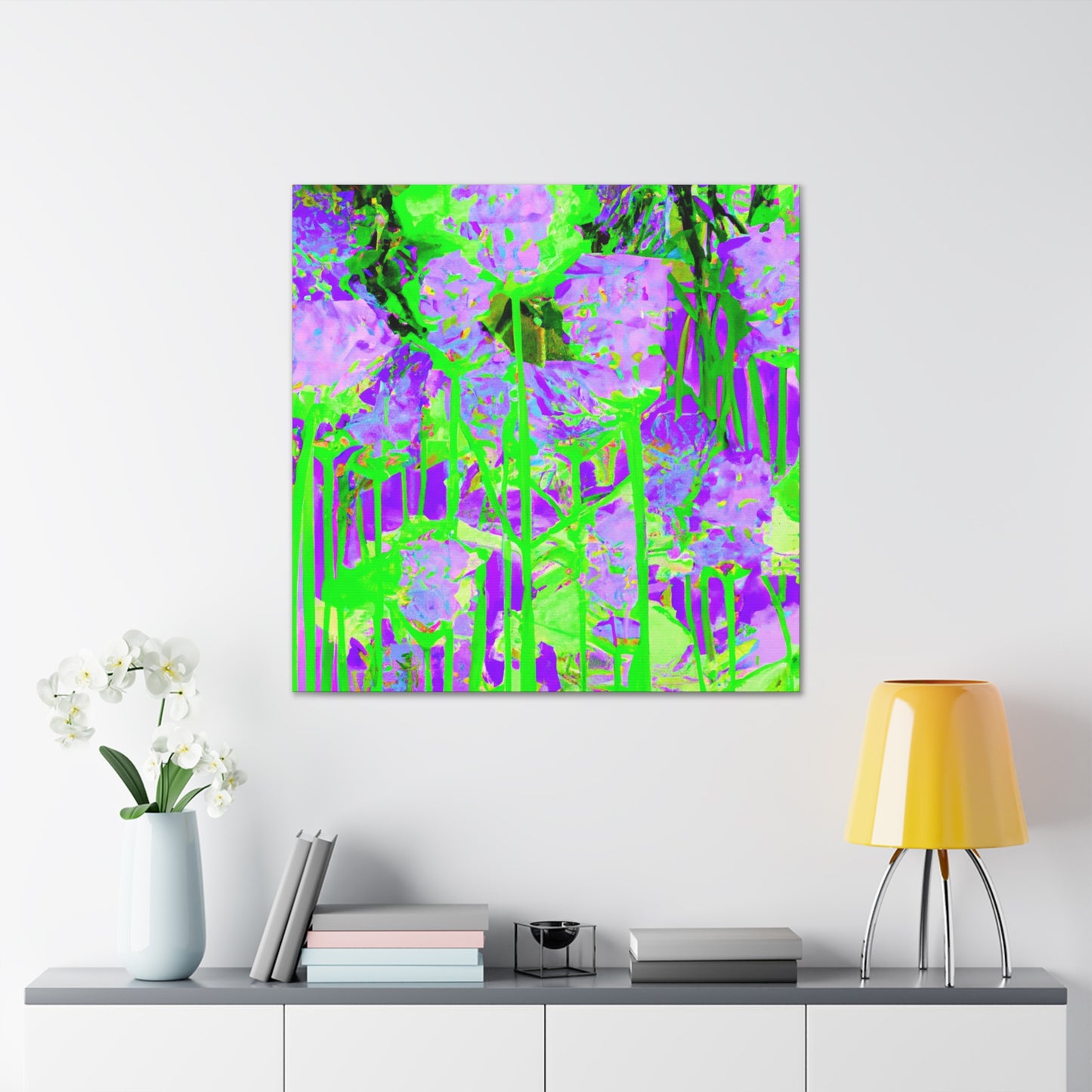 Lavender Twilight Blooms - Canvas