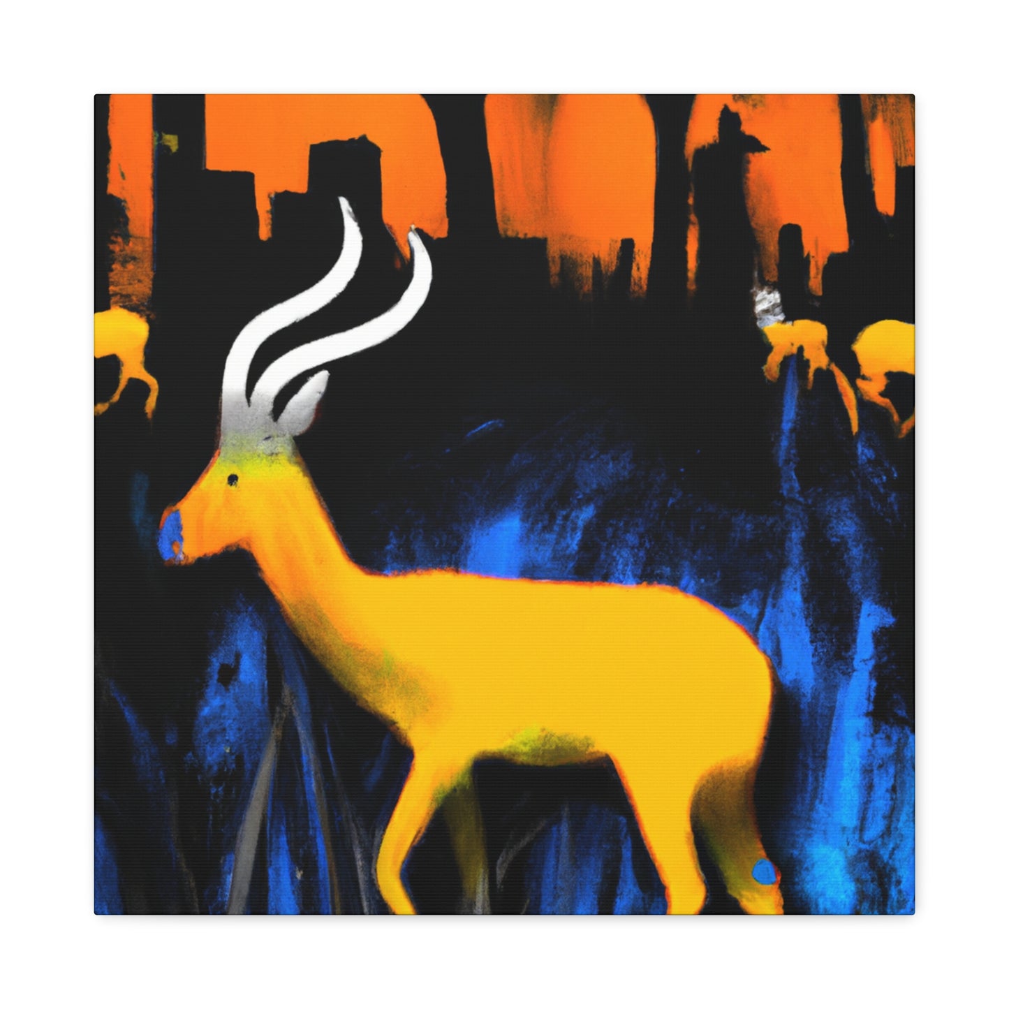 Gazelle Sunlit Majesty - Canvas