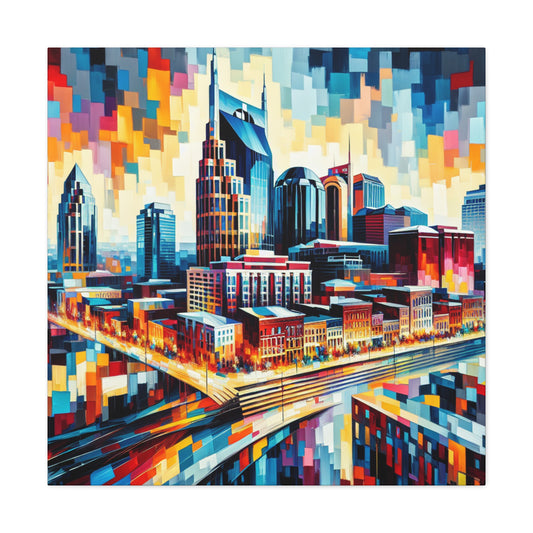 "Vibrant Nashville Melodies" - Canvas