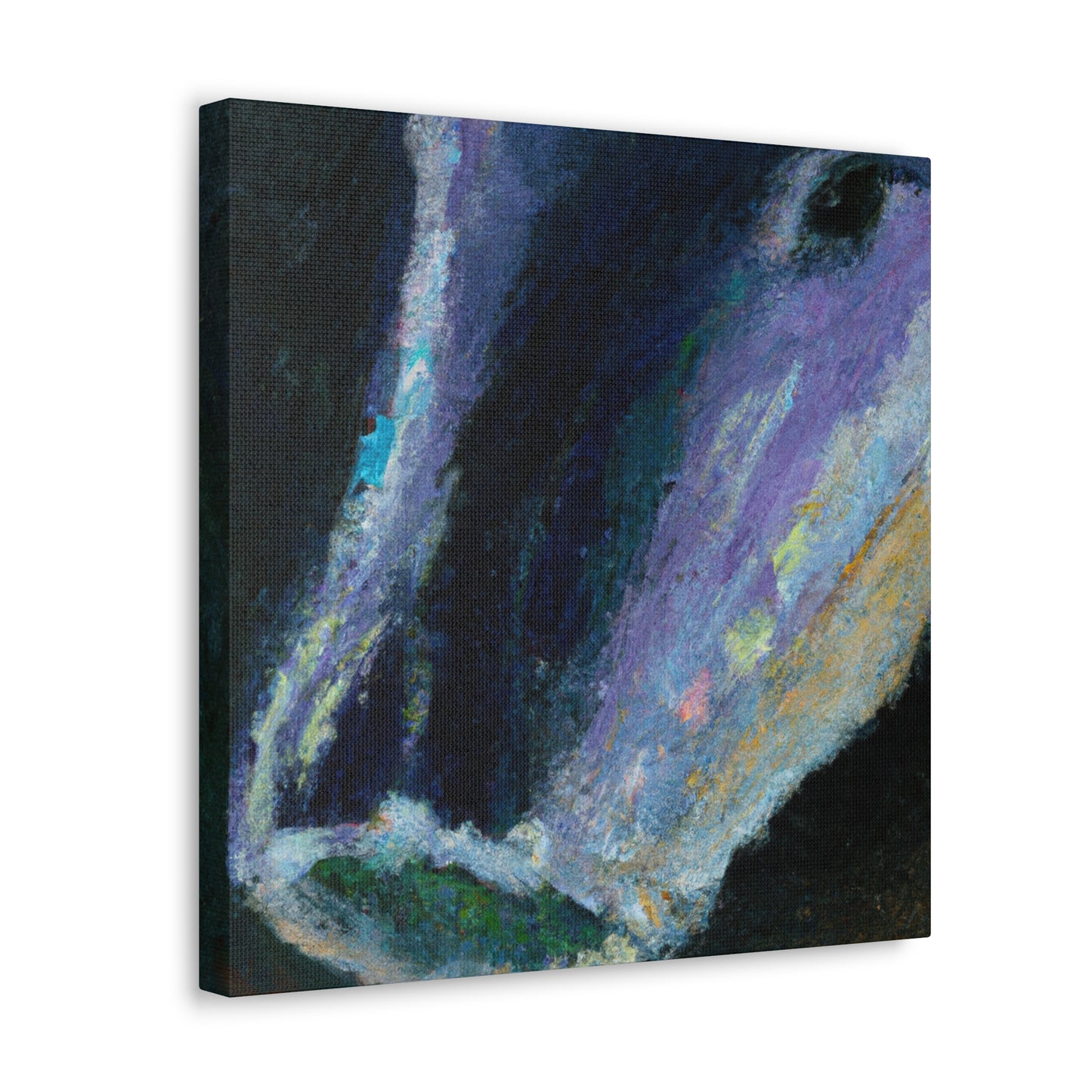 "Bowhead Whale Impressionism" - Canvas