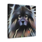 Keeshond Digital Delight - Canvas