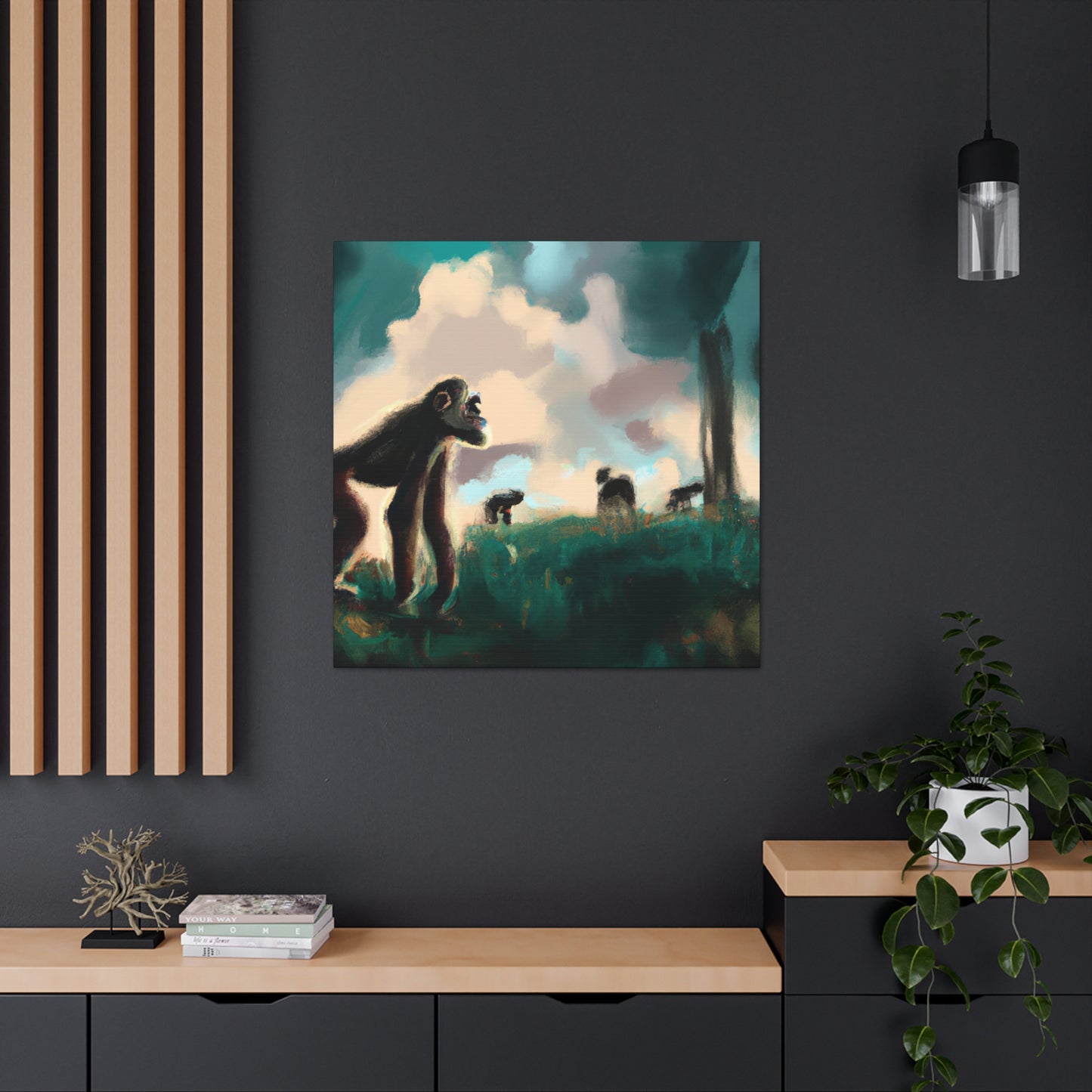 Surreal Chimpanzee Dream - Canvas