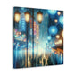 "Urban Lightscape's Enigma" - Canvas