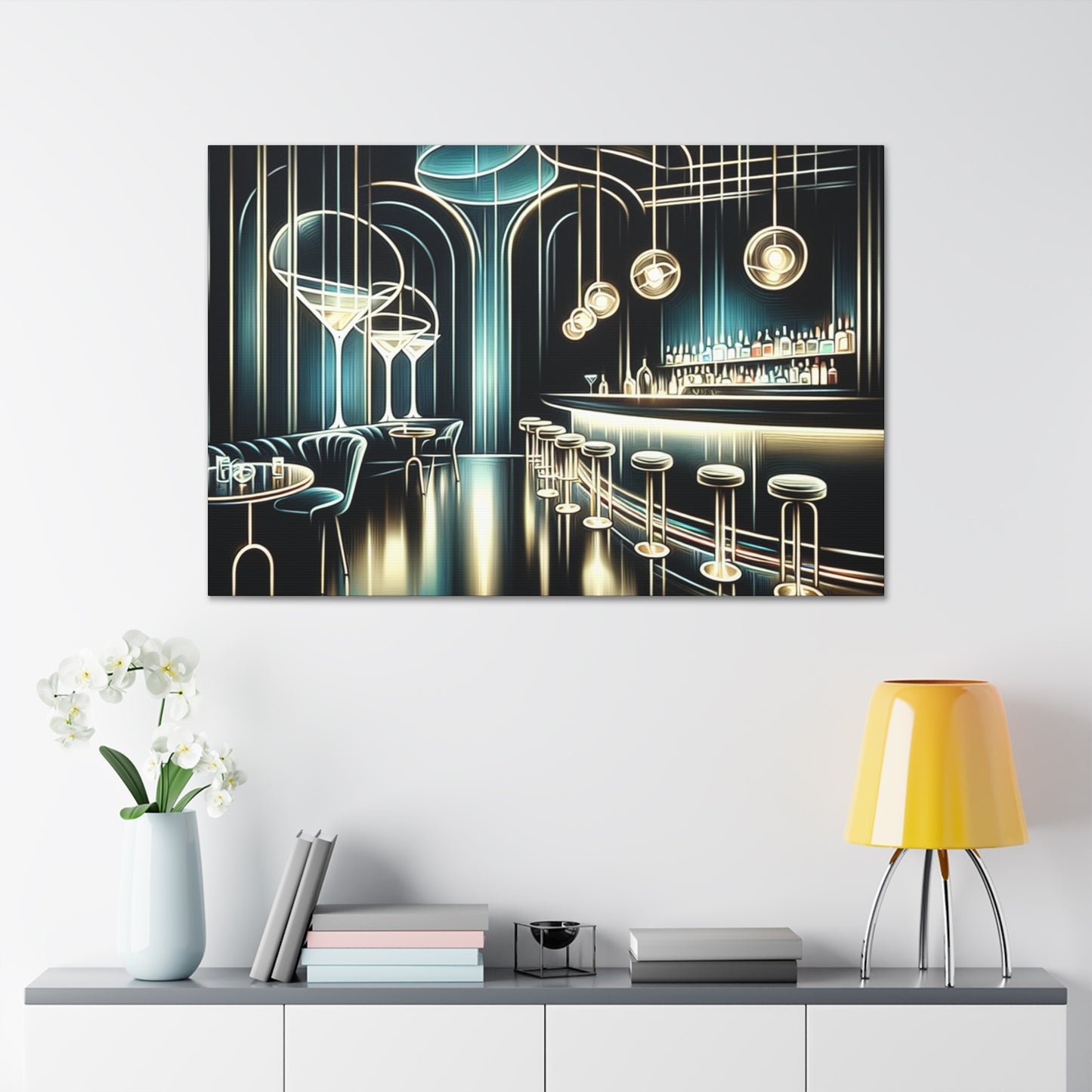 Sleek Spiritscape Serenade - Canvas