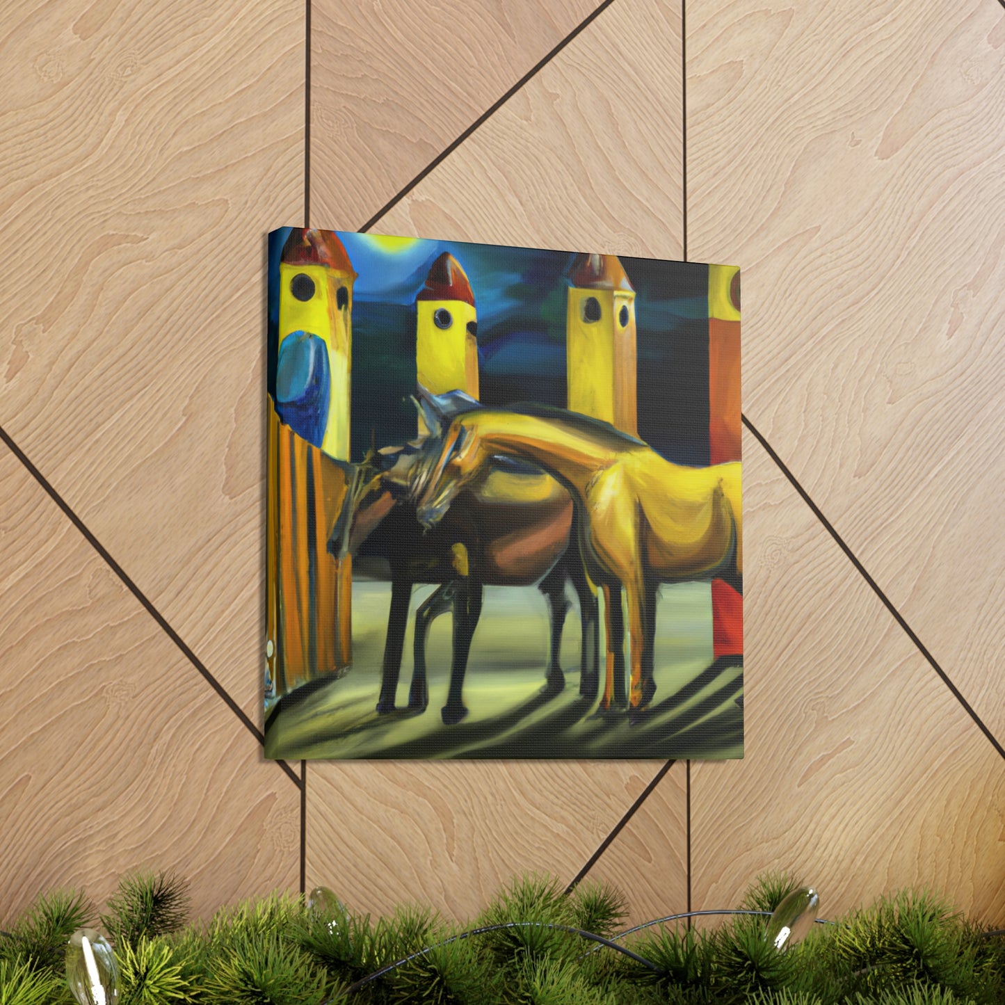 Horse Riderless Gallop - Canvas