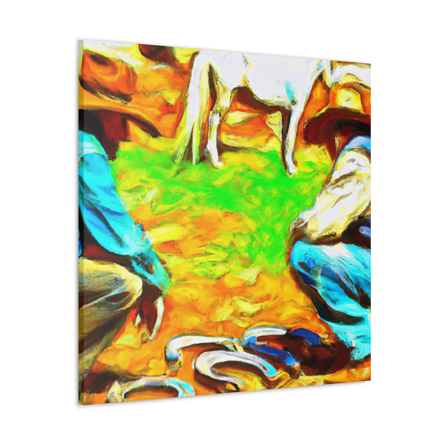 "Horseshoe of Impressionism" - Canvas