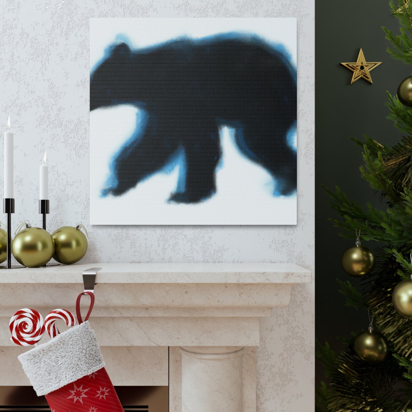 "The Asiatic Bear Roars" - Canvas