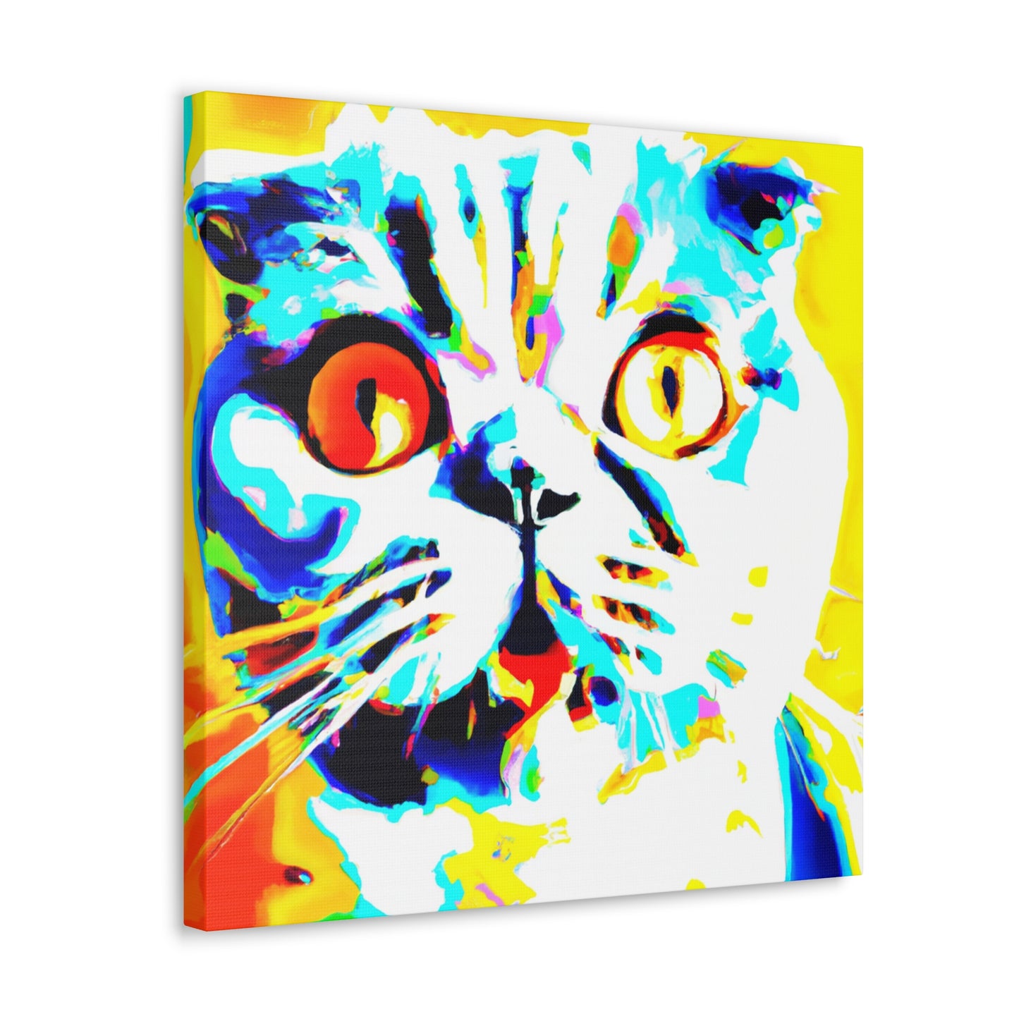 Scottish Fold Reflection - Canvas