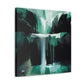 "Rushing Waterfall Beauty" - Canvas