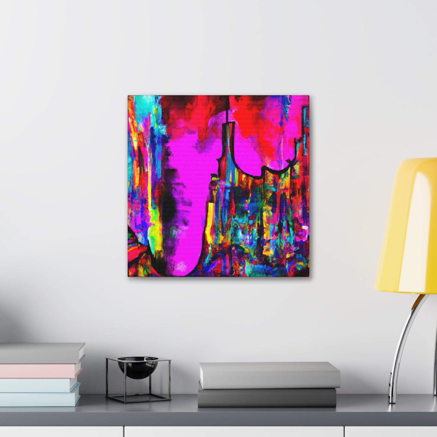 Vibrant Celestial Symphony - Canvas