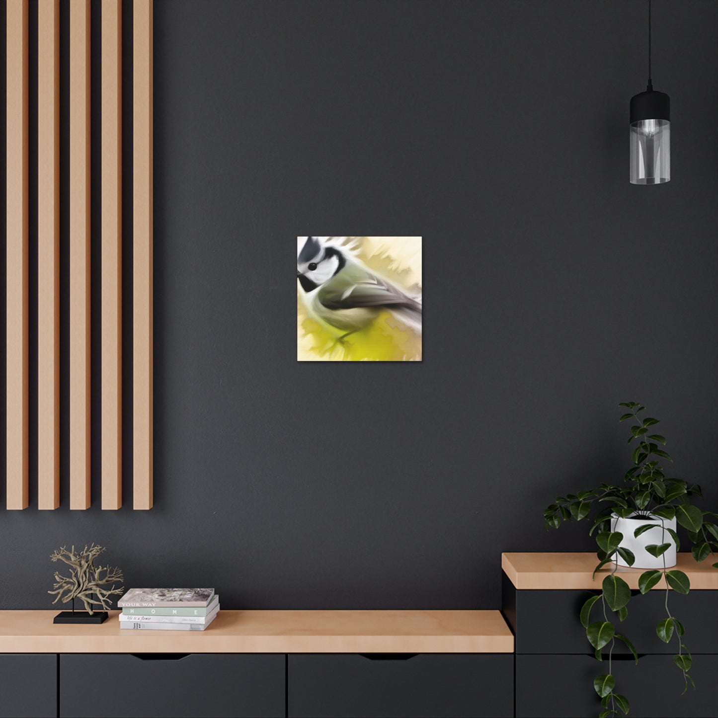 "Titmouse Tufted Majesty" - Canvas