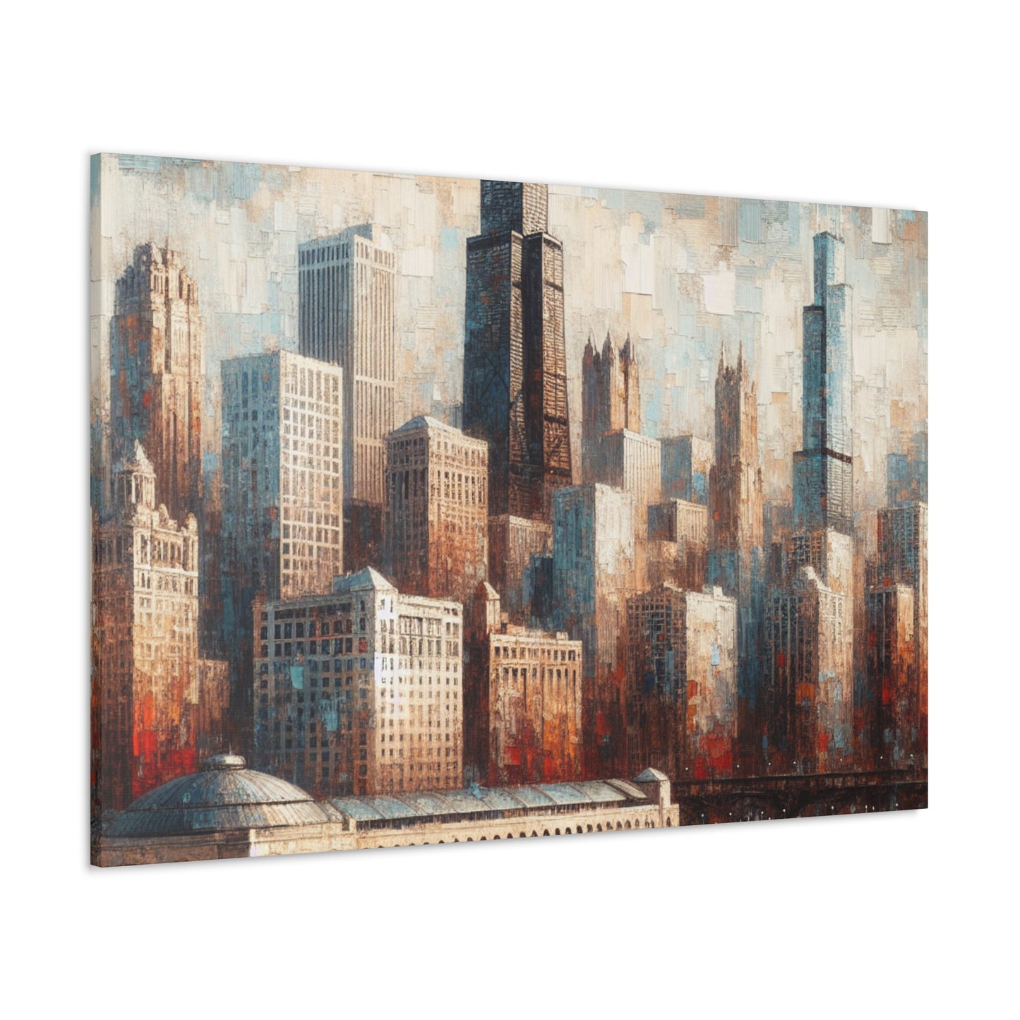 "Urban Symphony Unveiled" - Canvas