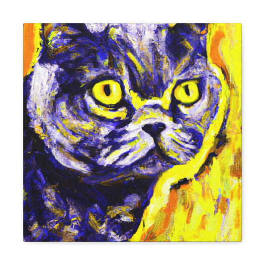 "British Shorthair Reflection" - Canvas