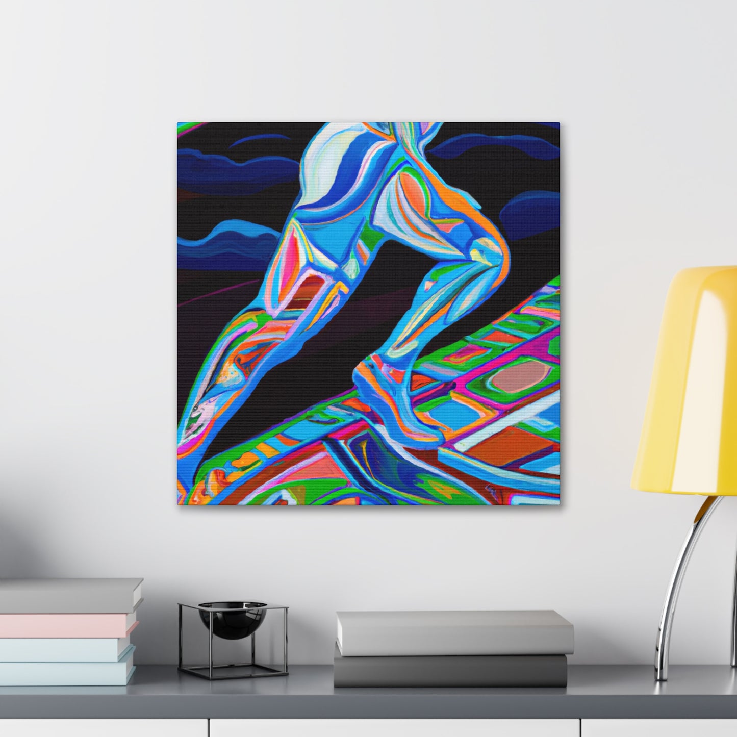 "Running Through the Wind" - Canvas