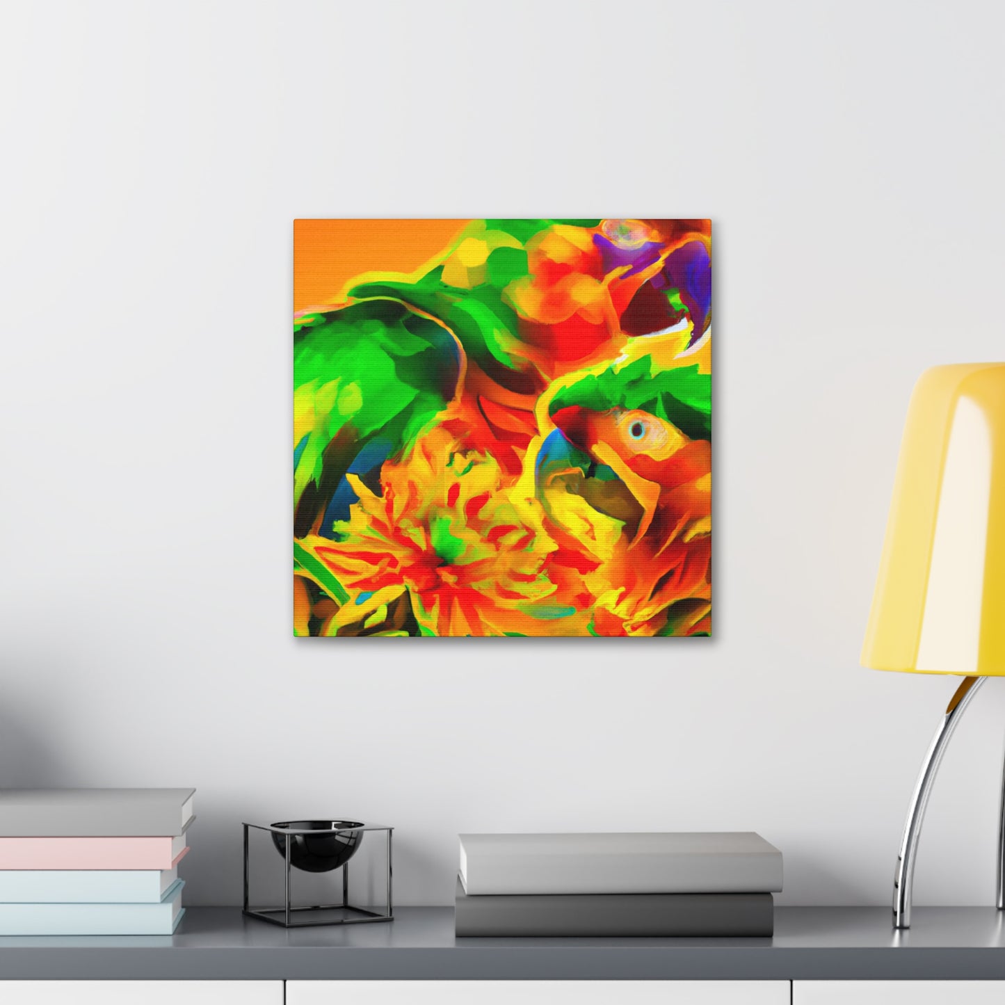 Rainbow of Macaws - Canvas