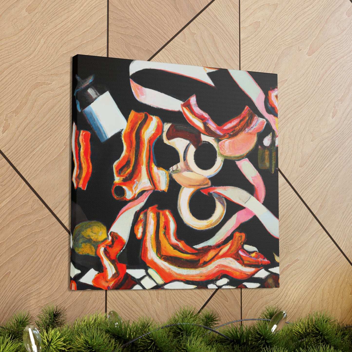 Bacon on Fire Dream - Canvas