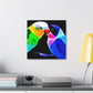 Lovebirds in Moonlight - Canvas