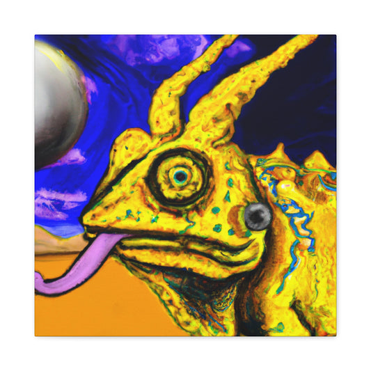 "Horned Lizard Fantasy Dream" - Canvas