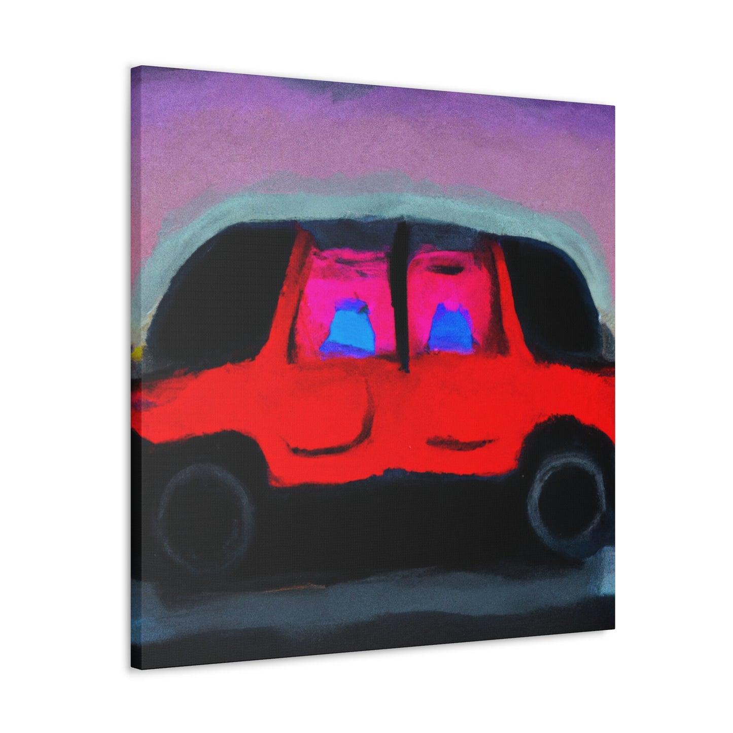 "Car in Abstract Color" - Canvas