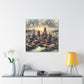 Serenity Amidst Cityscape - Canvas