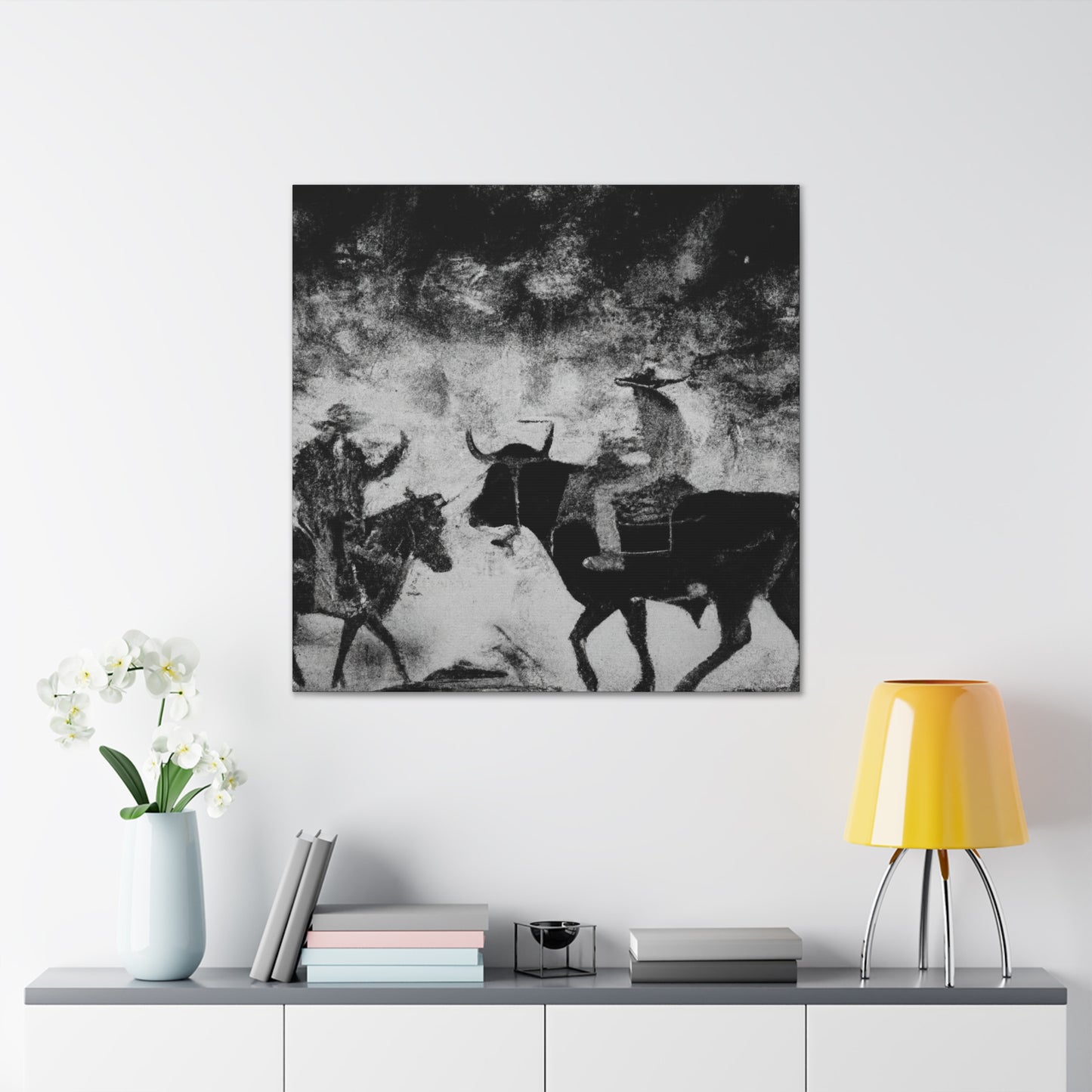 Cattle Riding Milkmaids - Canvas