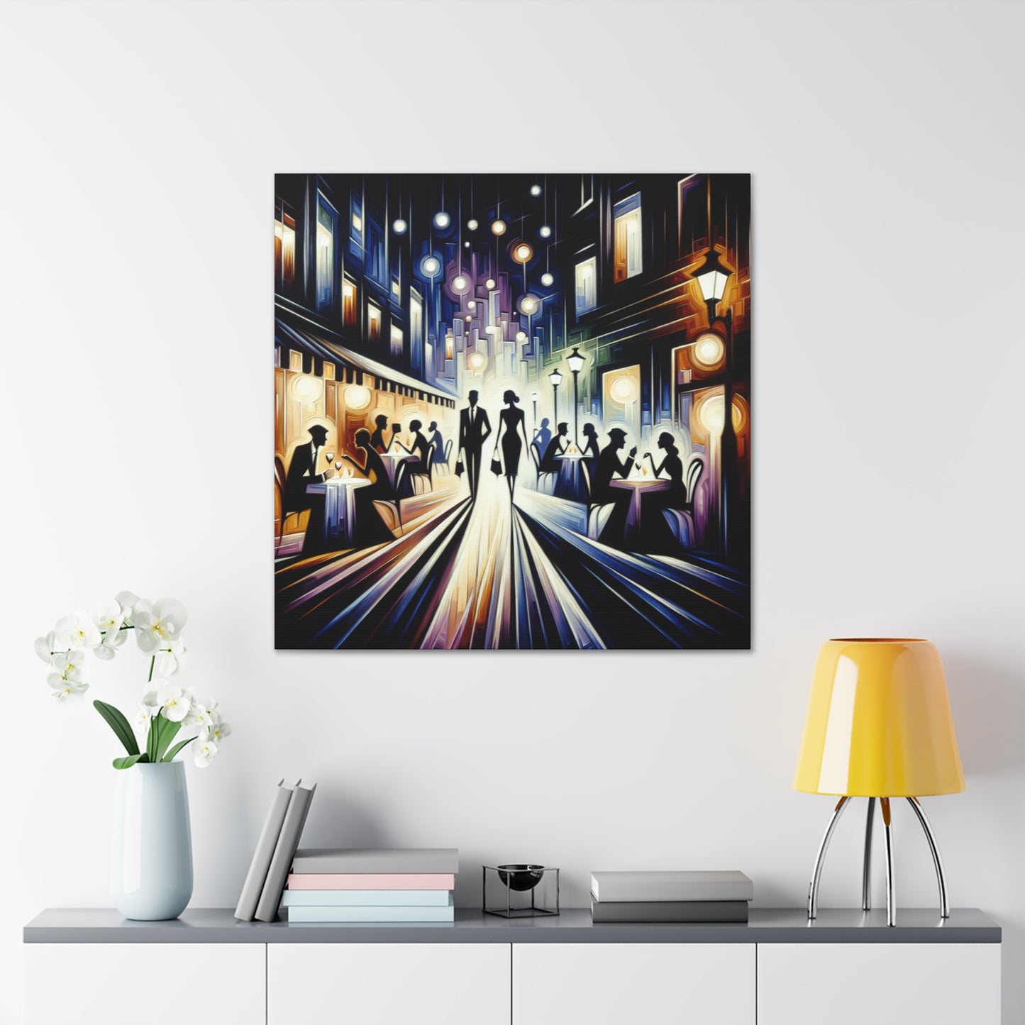 Moonlit Tango Oasis - Canvas