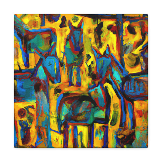 Mule In Expressionism - Canvas