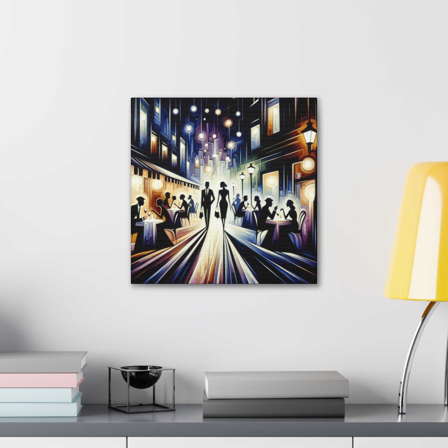 Moonlit Tango Oasis - Canvas