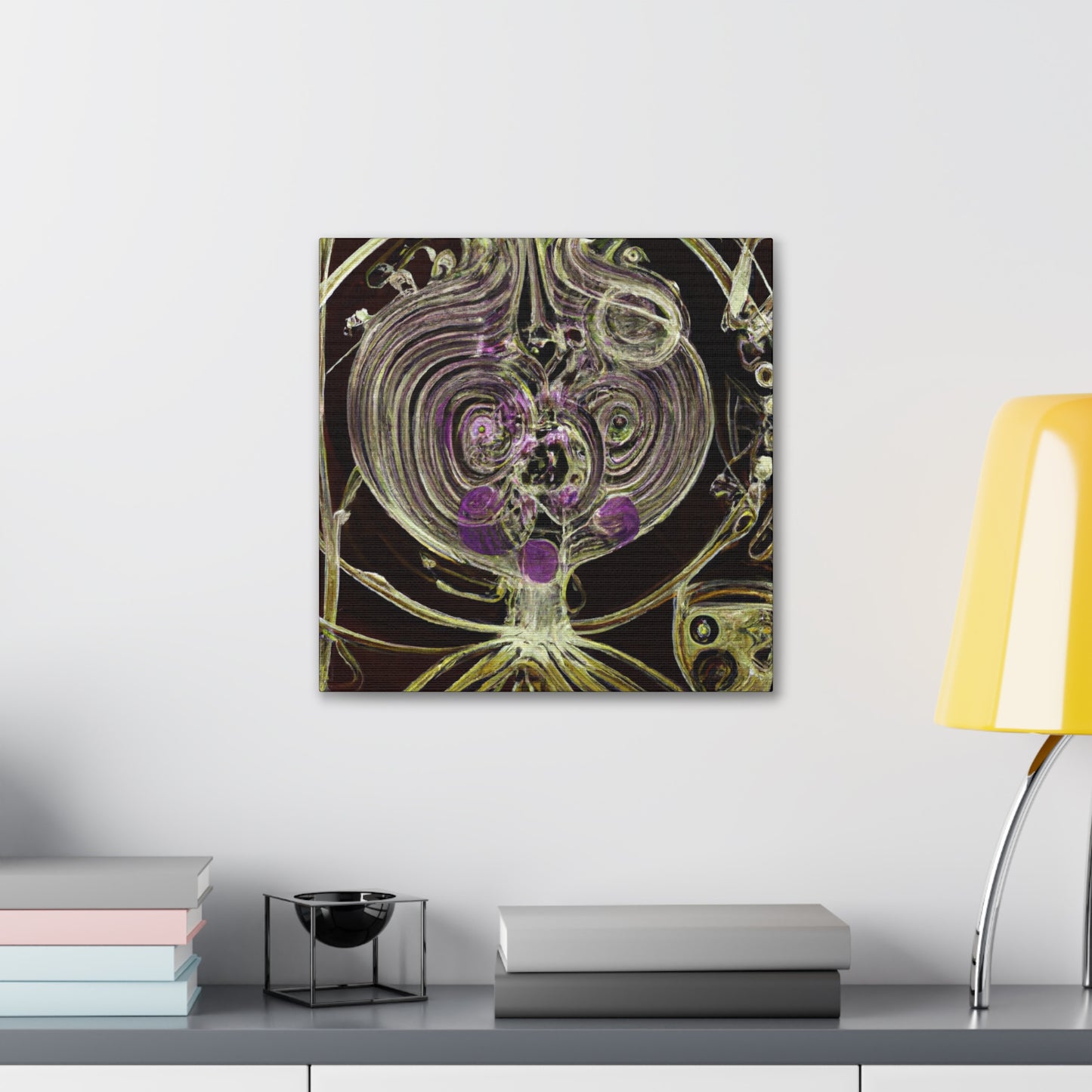 Onion in Steampunk Style - Canvas