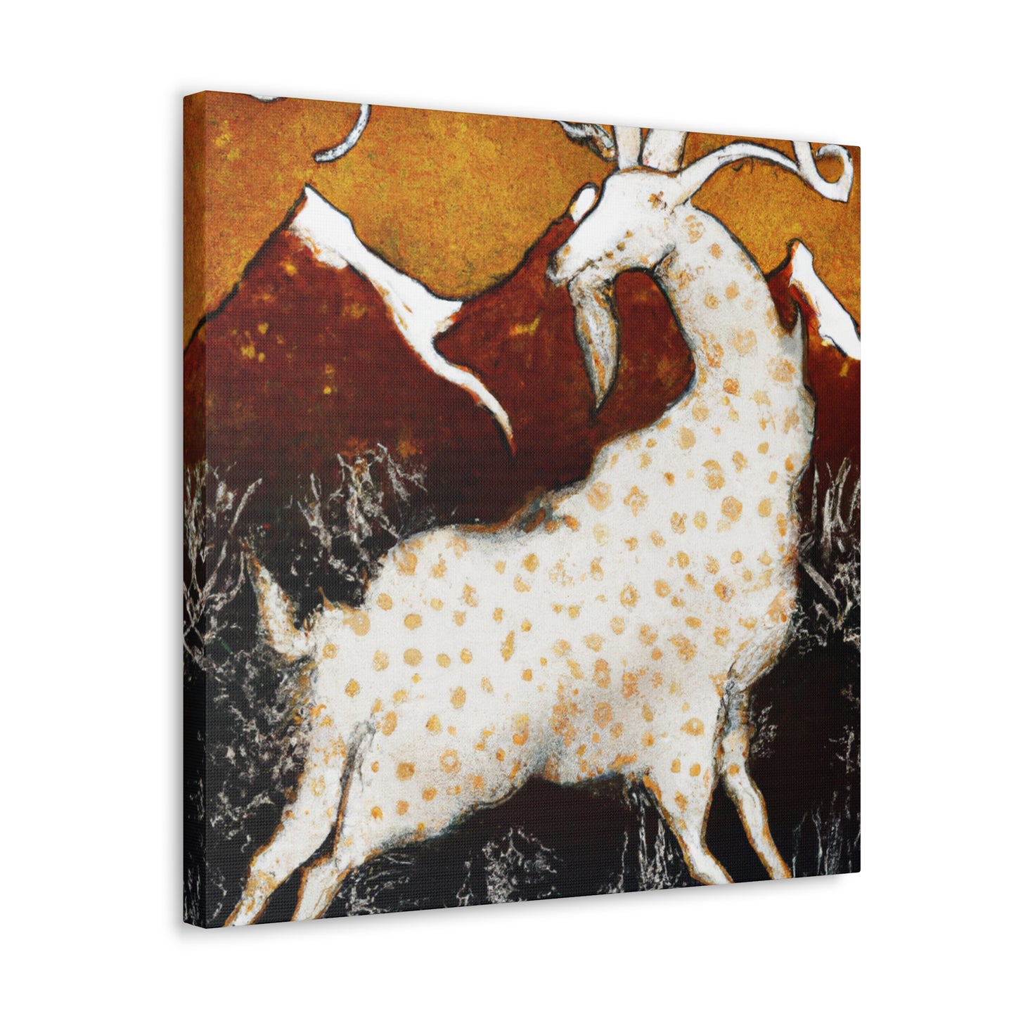 Chamois in Rococo Style - Canvas