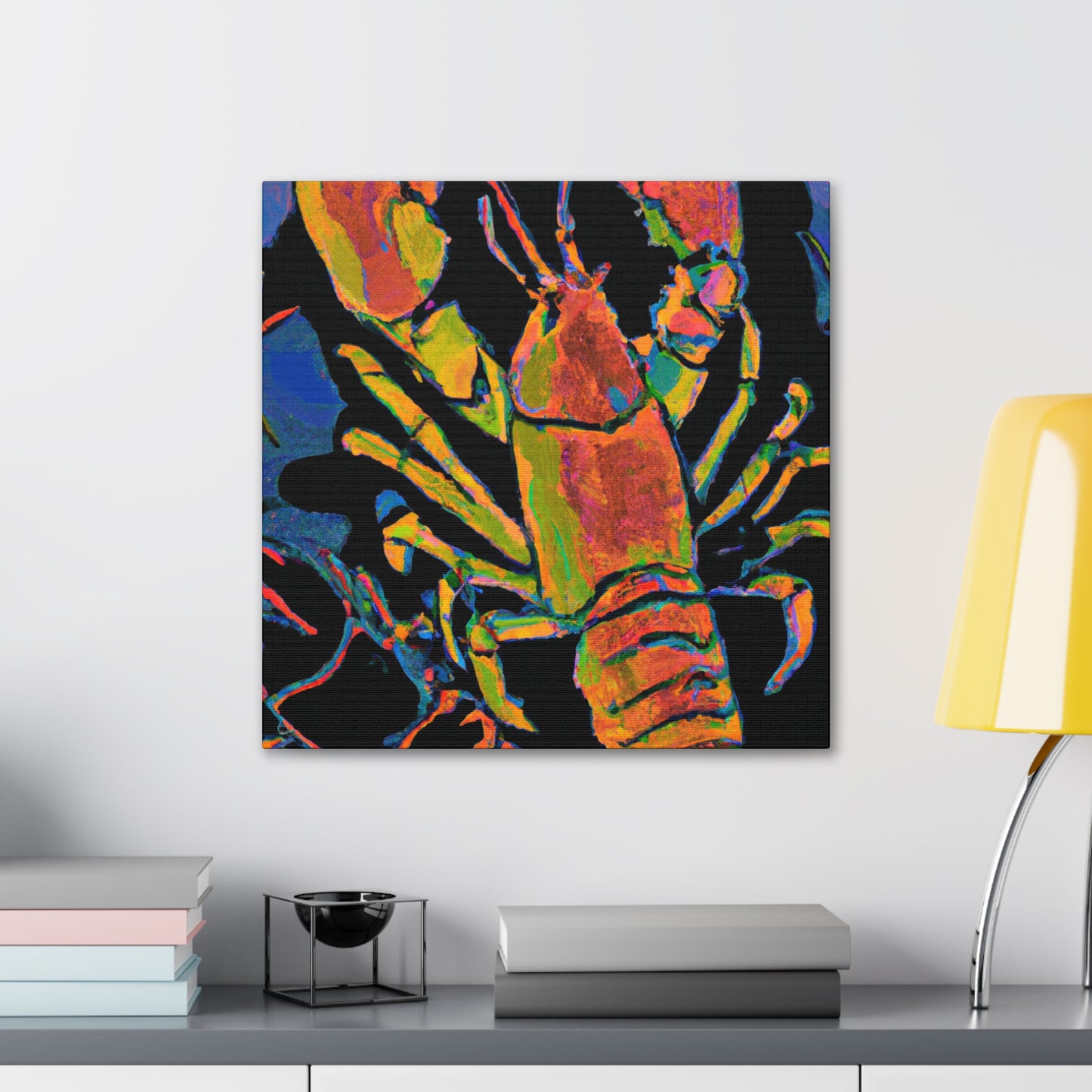 Lobster Expressionism Abstract - Canvas