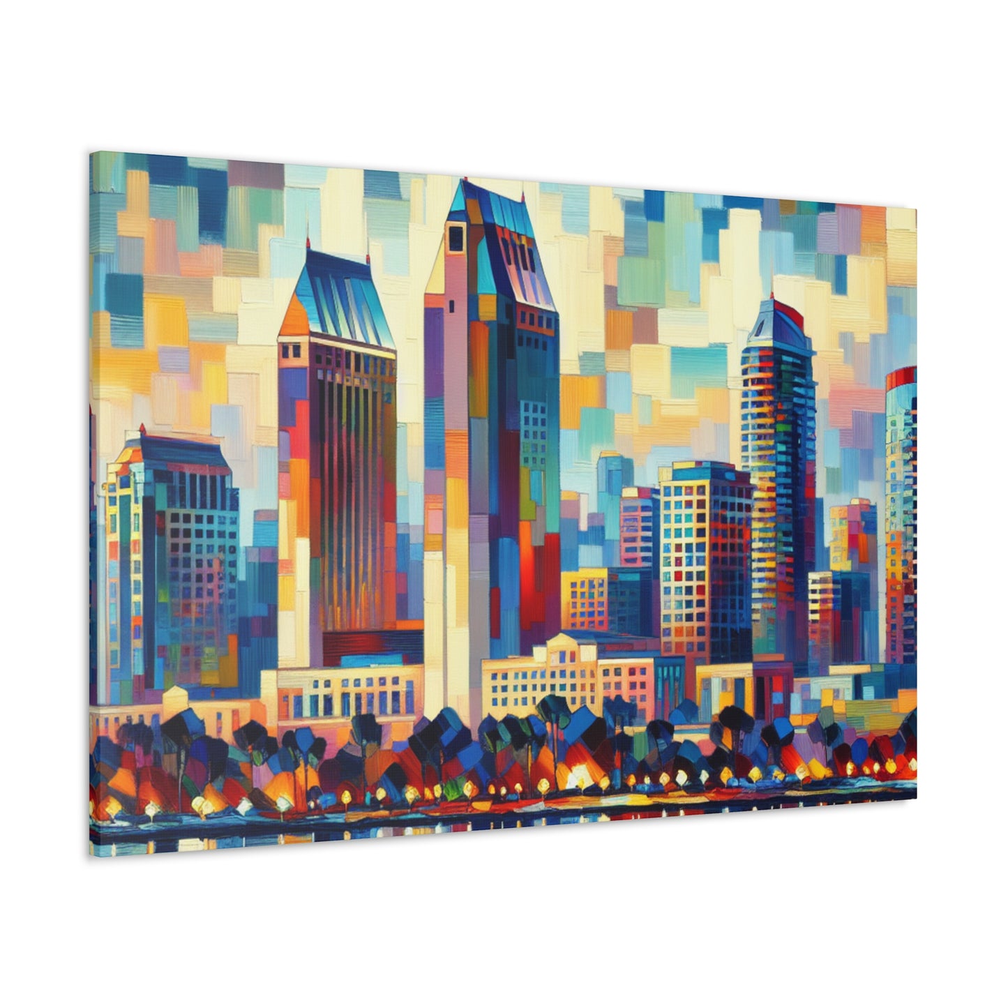 "Vibrant San Diego Spirit" - Canvas