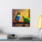 Lovebirds in Moonlight - Canvas