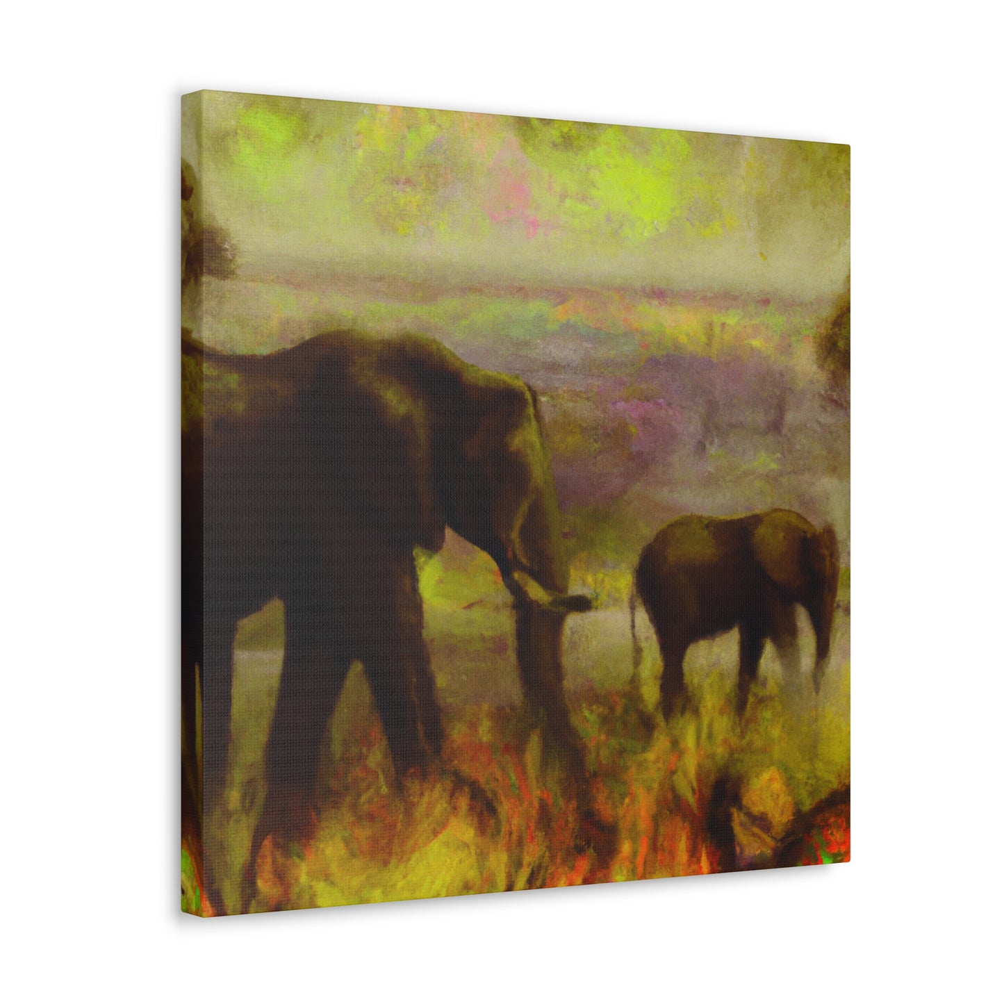 "Elephant in the Clouds" - Canvas