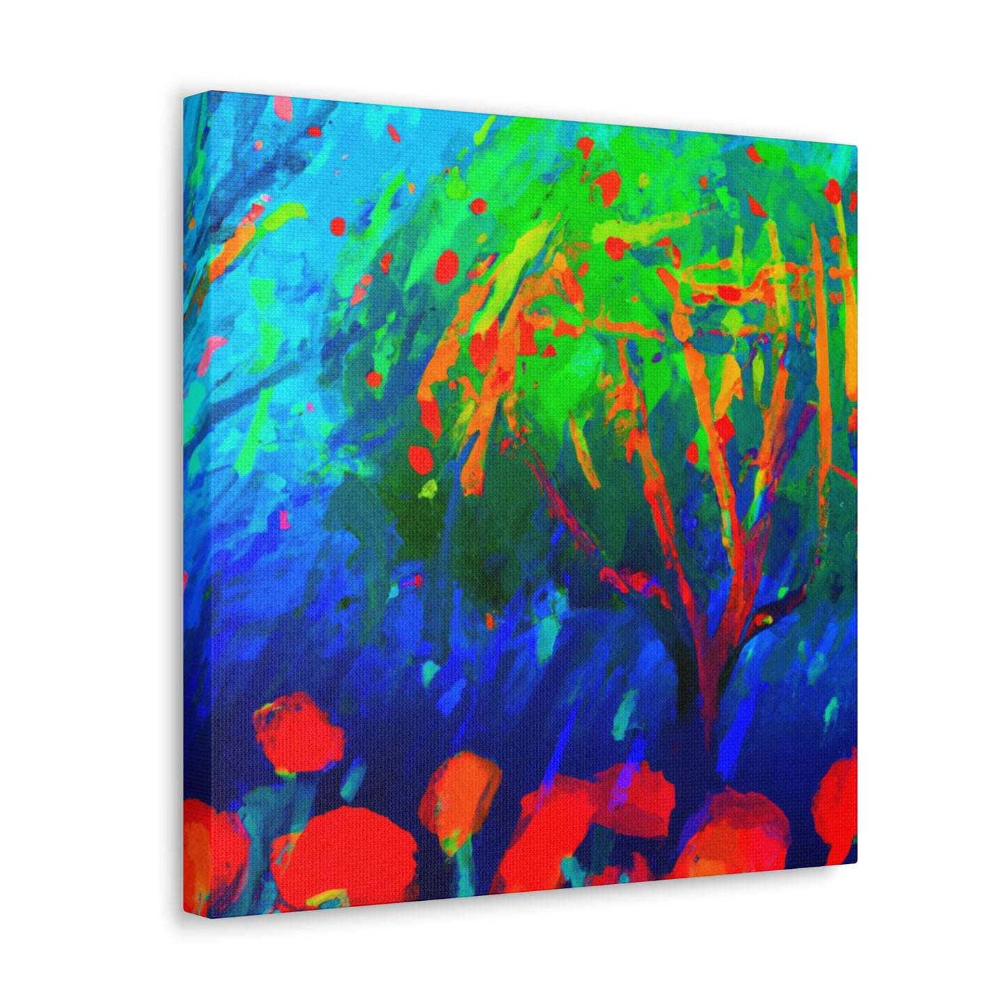 Poppies in Bloom. - Canvas