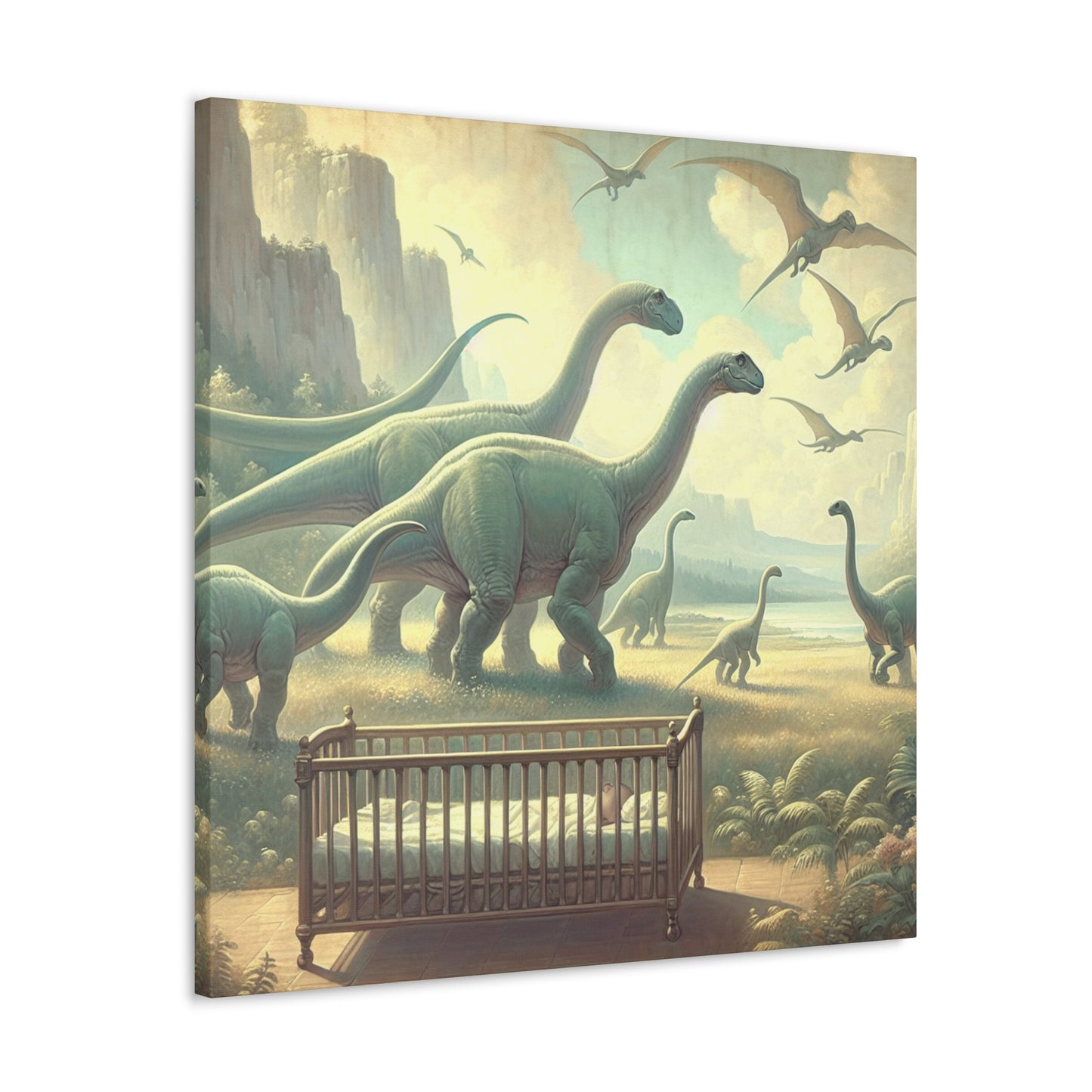 Pastel Prehistoric Portraits - Canvas